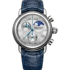 Aerowatch 1942 Moon Phase Chronograph Quartz - A 78100 AA03
