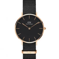 Daniel Wellington Classic Petite Cornwall Black Rose Gold