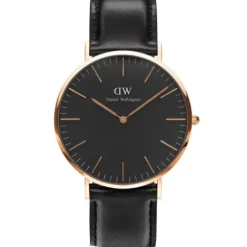 Daniel Wellington Classic Black Sheffield Rose Gold