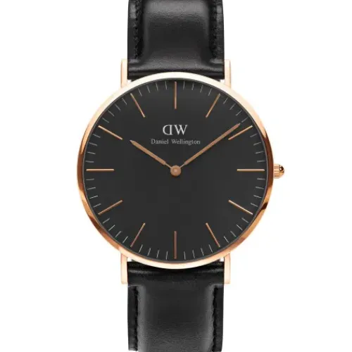 Daniel Wellington Classic Black Sheffield Rose Gold
