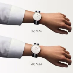 Daniel Wellington Classic Black Cornwall Silver