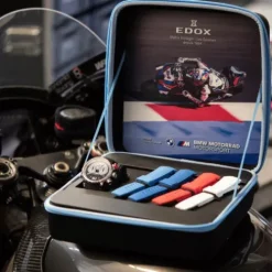 Edox Chronorally 45 Limited Edition Inspired by BMW Motorrad Motorsport and Rokit Superbike Team - 38003 TINR CANBR