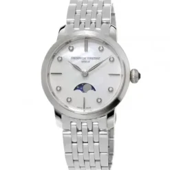 Frederique Constant Classics Slimline Ladies Moonphase - FC-206MPWD1S6B
