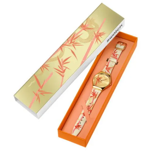 Swatch Golden Red Bamboo - SYXZ105